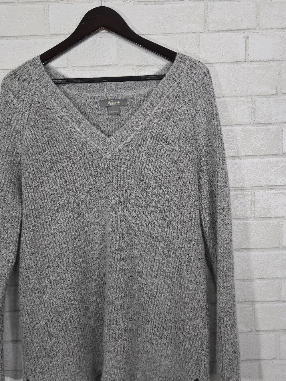 Natural Reflections v-neck sweater
